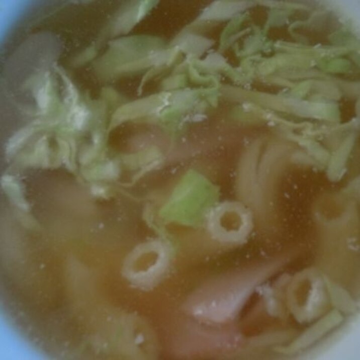 マカロニとキャベツのコンソメスープ レシピ 作り方 By Cocacocaa 楽天レシピ